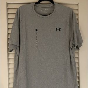 Mens Grey Under Armour Top